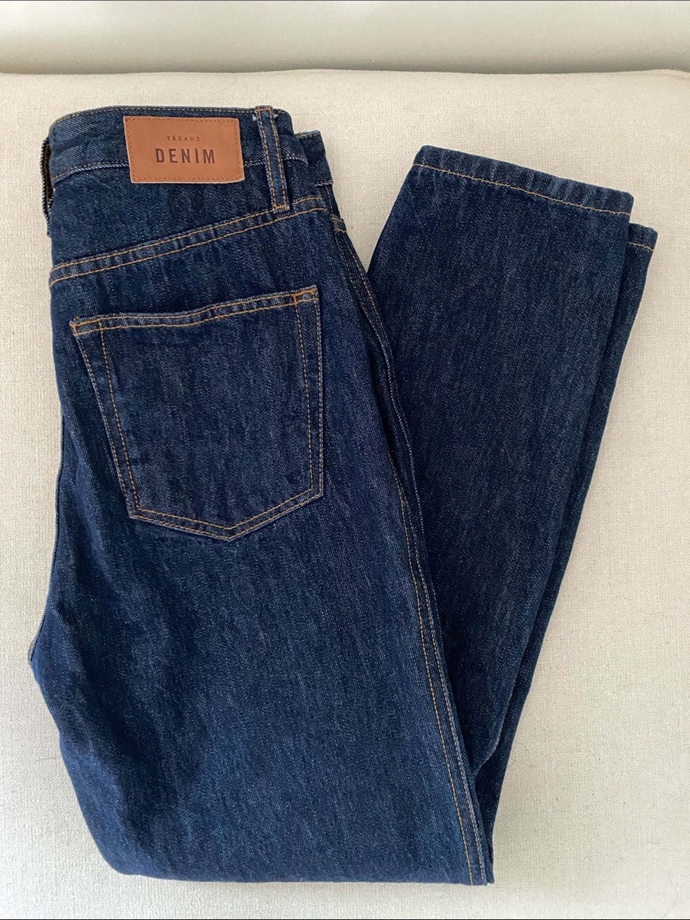 Sezane Le Brut Sexy 100% Cotton Jeans